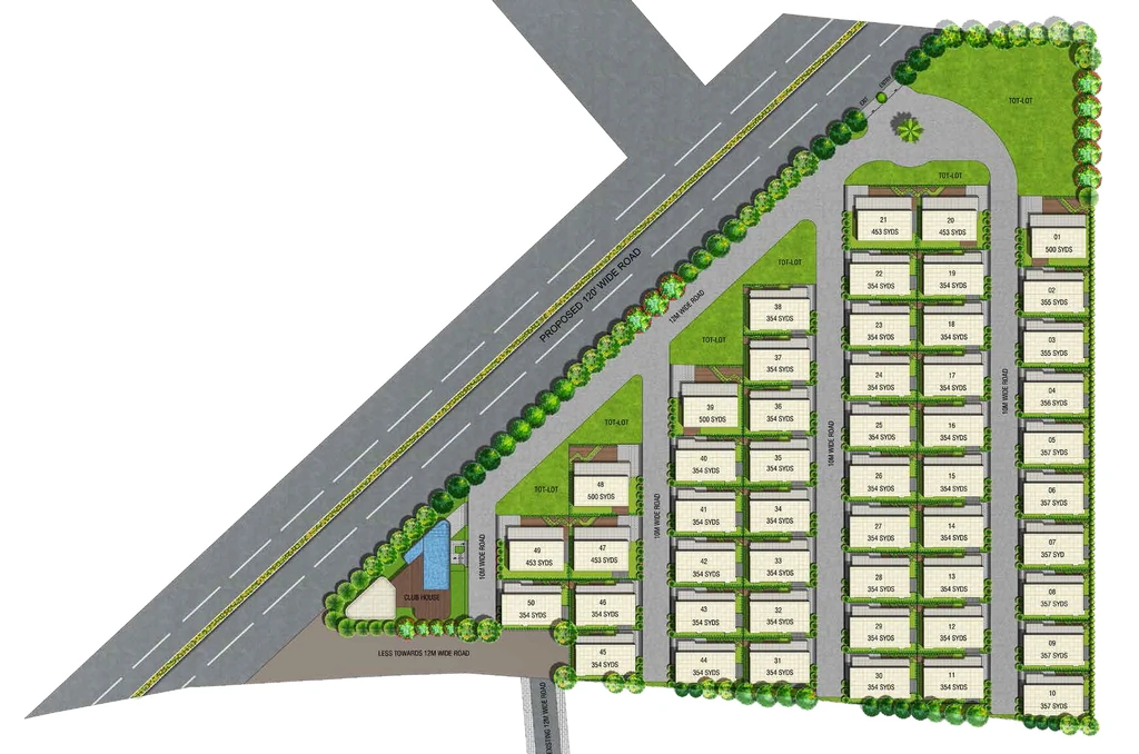 Master Plan of ARK Artha in Tukkuguda, Hyderabad - Image 426604