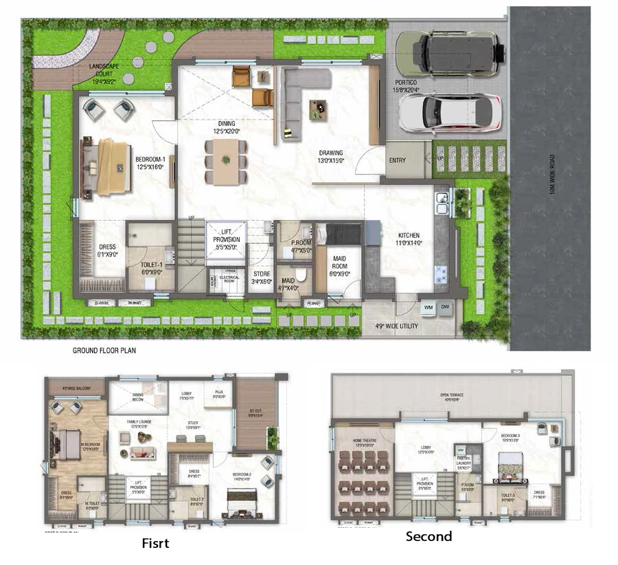 4 BHK House/Villa in ARK Aryama in Tukkuguda, Hyderabad - Image 927669