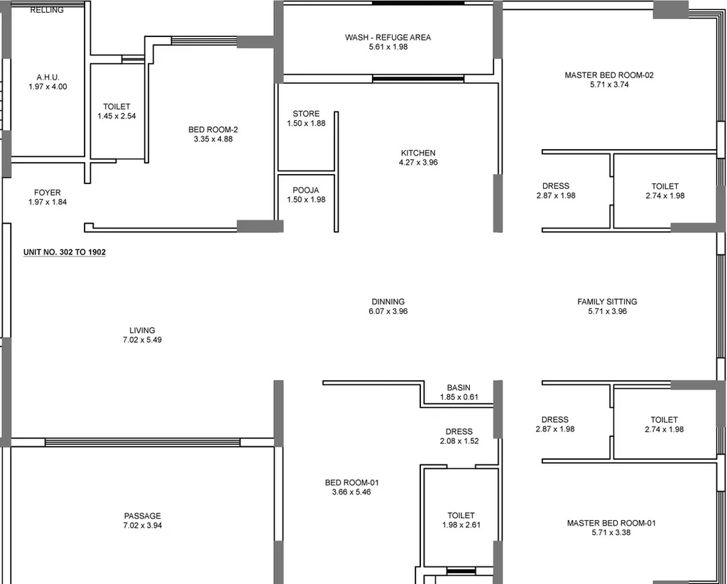 4 BHK Flat in Urban The Vibe in Mota Mava, Rajkot - Image 927688