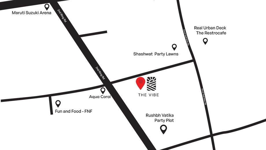 Location of Urban The Vibe in Mota Mava, Rajkot - Image 426634