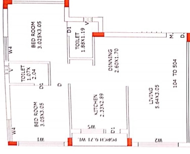 2 BHK Flat in Aakash Sky Avenue in Mota Mava, Rajkot - Image 927694
