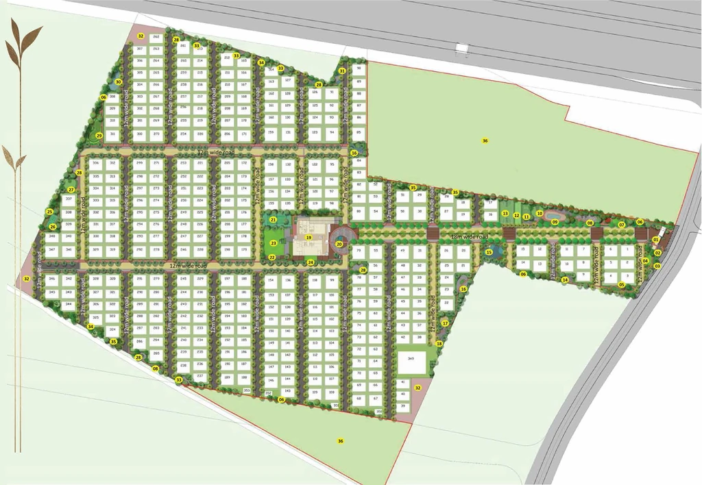 Master Plan of Auro Unnathi in Kompally, Hyderabad - Image 426701