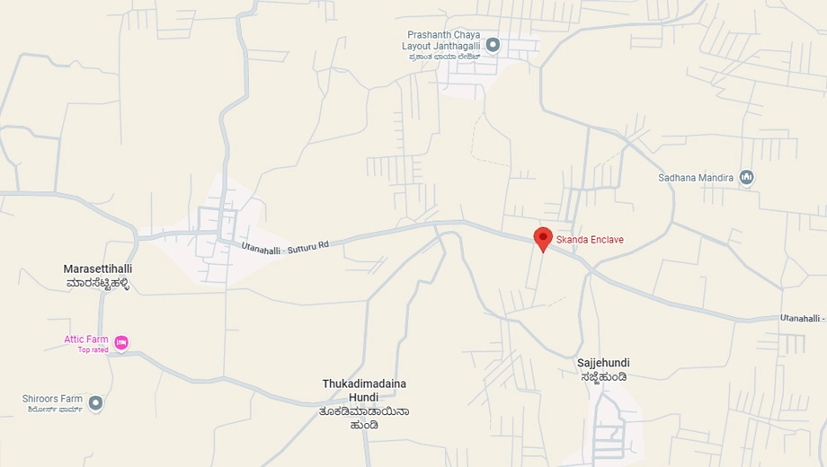 Location of Saha Skanda Enclave Phase 3 in Varuna, Mysore - Image 426725