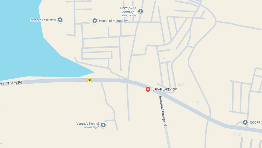 Location of Upkar Lake View Phase 1 in Varuna, Mysore - Image 426713