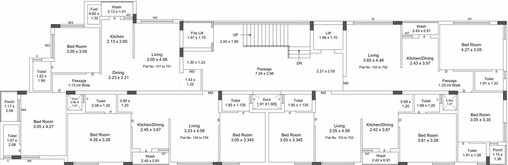 Floor Plan of Mahavir Siddhi Prime in Mota Mava, Rajkot - Image 426711