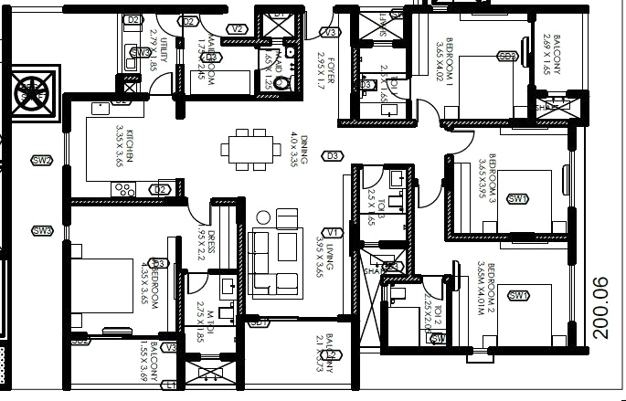 4 BHK Flat in Century Astoria in Jakkur, Bangalore - Image 927751
