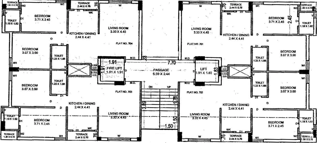 Floor Plan of Shiv Vraj Corner in Mota Mava, Rajkot - Image 426751