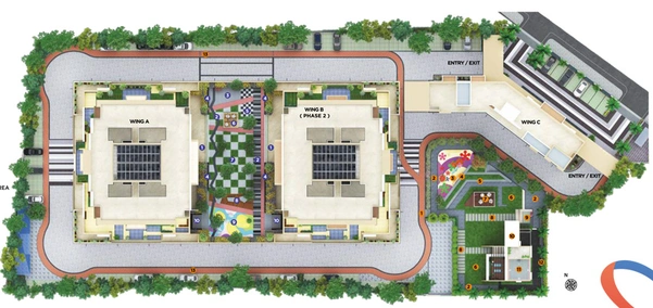 Master Plan of Panchshil Yoo Pune in Magarpatta, Pune - Image 10863