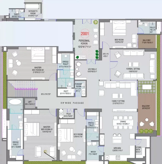 6 BHK Duplex in Sheetal Gharana in Ambli, Ahmedabad - Image 452495