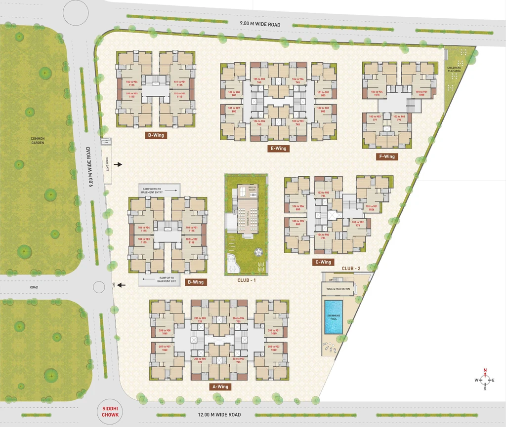 Master Plan of Siddhi Heritage in Mota Mava, Rajkot - Image 426789
