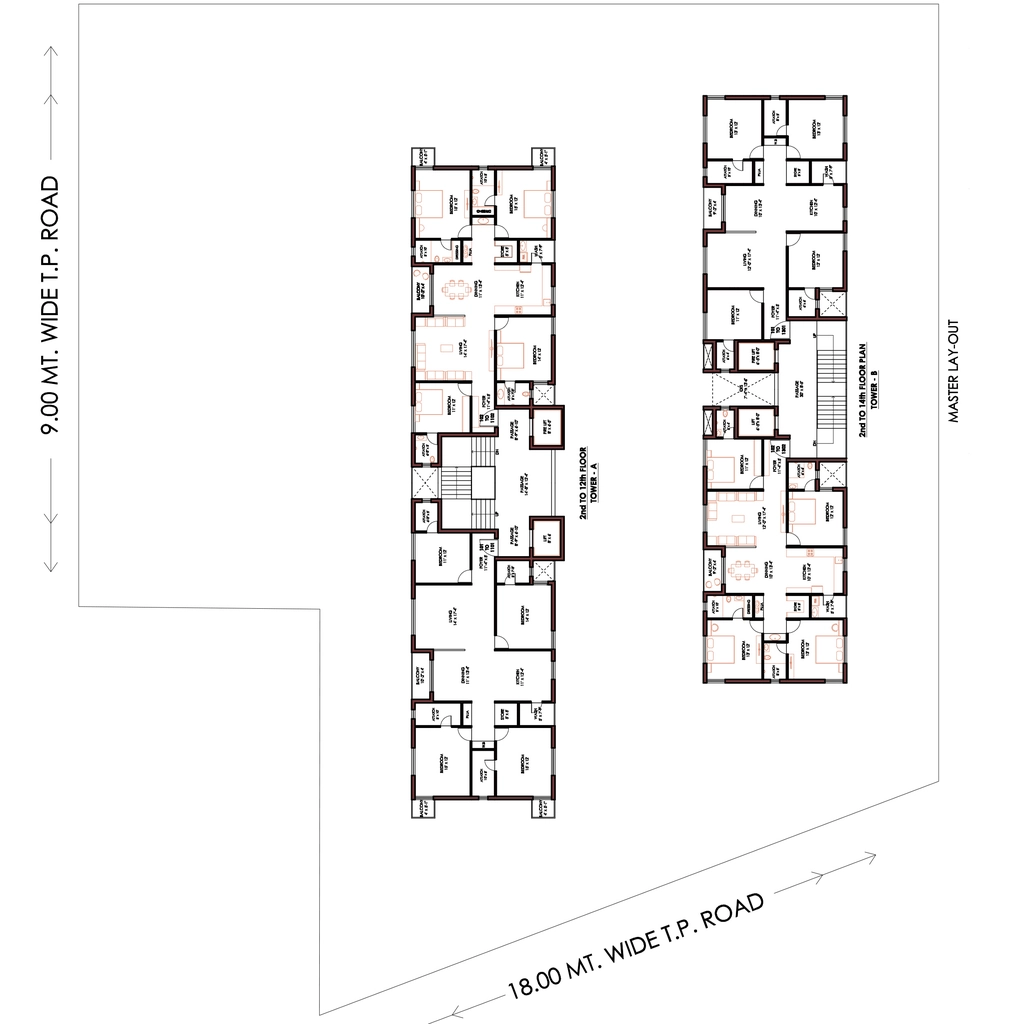 Master Plan of Patidar The Green Moon in Mota Mava, Rajkot - Image 426795