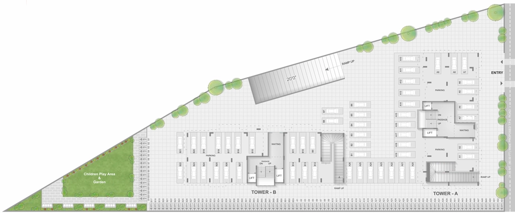 Master Plan of Tulshi Green in Mota Mava, Rajkot - Image 426804