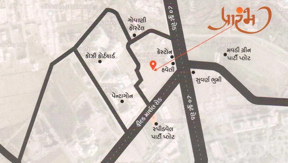 Location of VK Prarambh in Mota Mava, Rajkot - Image 426810