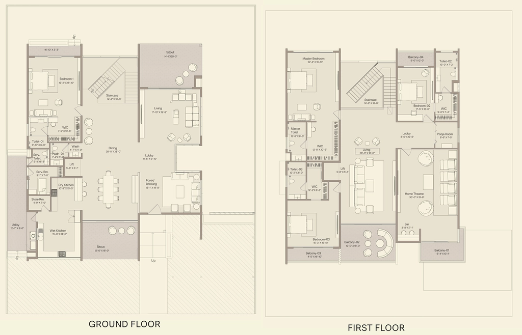 4 BHK House/Villa in EIPL Treasure Trove in Maheshwaram, Hyderabad - Image 927760