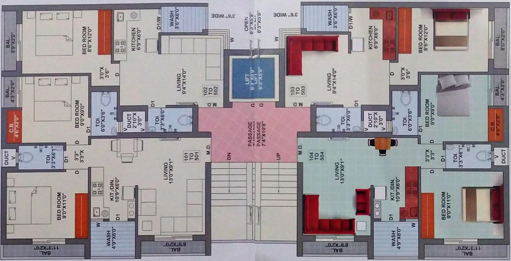 Floor Plan of Aagam Palace in Ghanteshwer, Rajkot - Image 426846