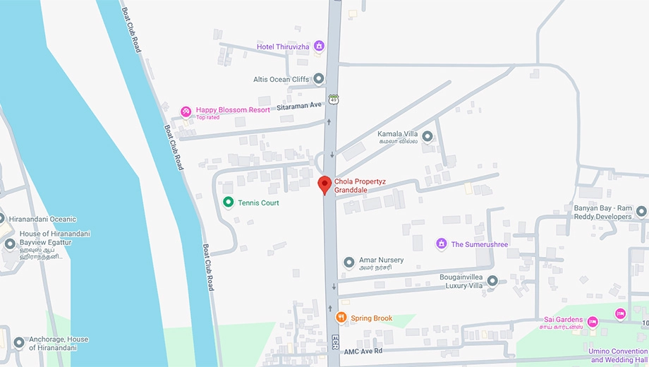 Location of Chola Granddale in ECR, Chennai - Image 426863