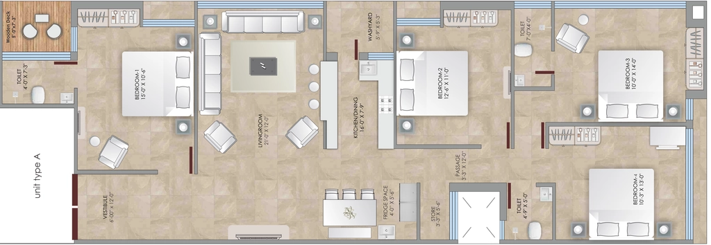 4 BHK Flat in Arise One in Ghanteshwer, Rajkot - Image 927772
