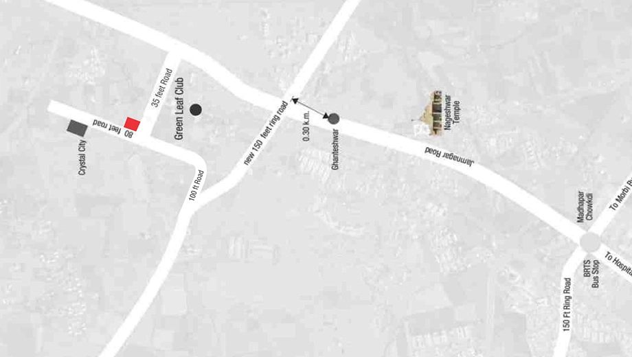 Location of Arise One in Ghanteshwer, Rajkot - Image 426884