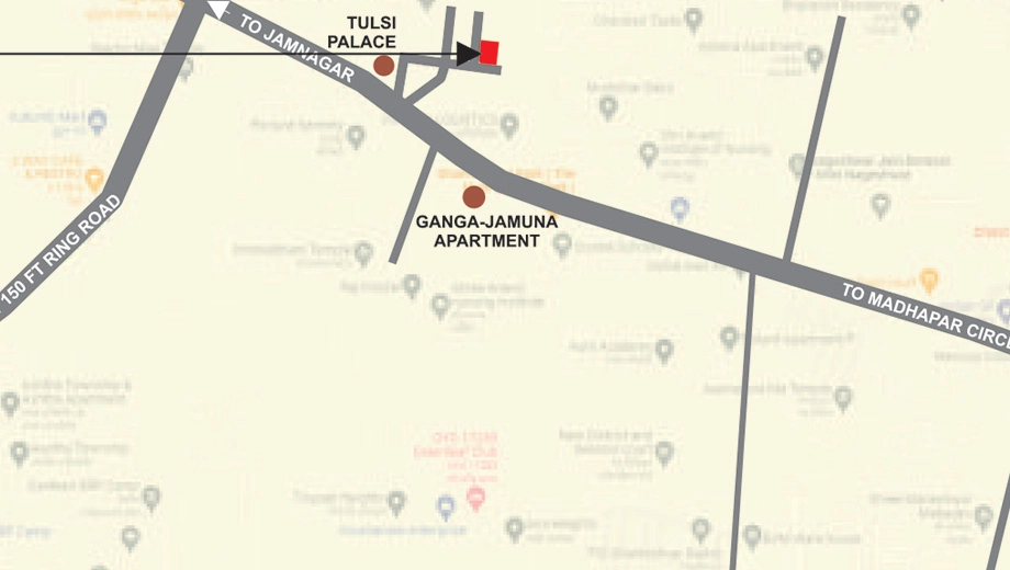 Location of Ashutosh Asopalav Green in Ghanteshwer, Rajkot - Image 426888