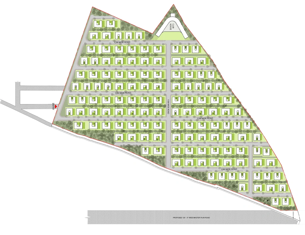 Master Plan of Ira Float in Shamshabad, Hyderabad - Image 427250