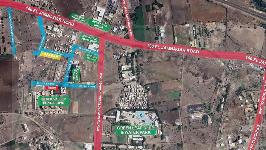 Location of Bandhan Gulmohar Sparsh in Ghanteshwer, Rajkot - Image 426914