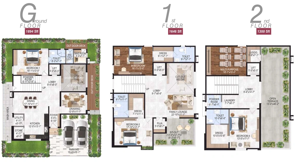 4 BHK House/Villa in Revasa La Valora in Kardanur, Hyderabad - Image 927937