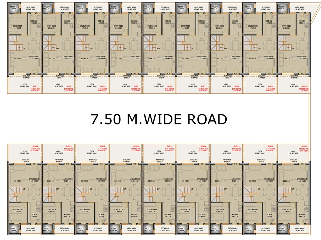Master Plan of Chatrabhuj Tulsi Elegance in Ghanteshwer, Rajkot - Image 426921