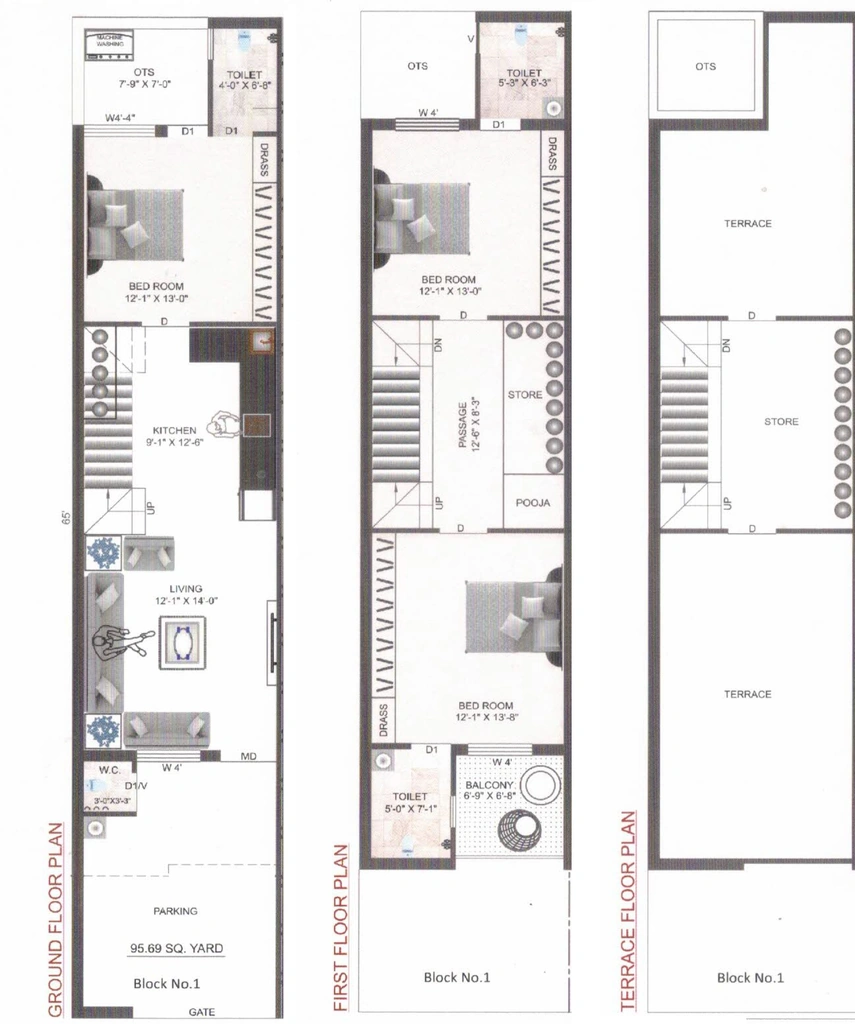 3 BHK House/Villa in Gokul Bunglows in Ghanteshwer, Rajkot - Image 927797