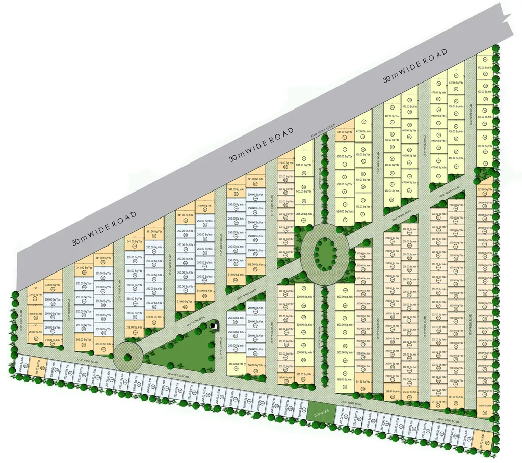 Master Plan of The Habitat in Tukkuguda, Hyderabad - Image 427199