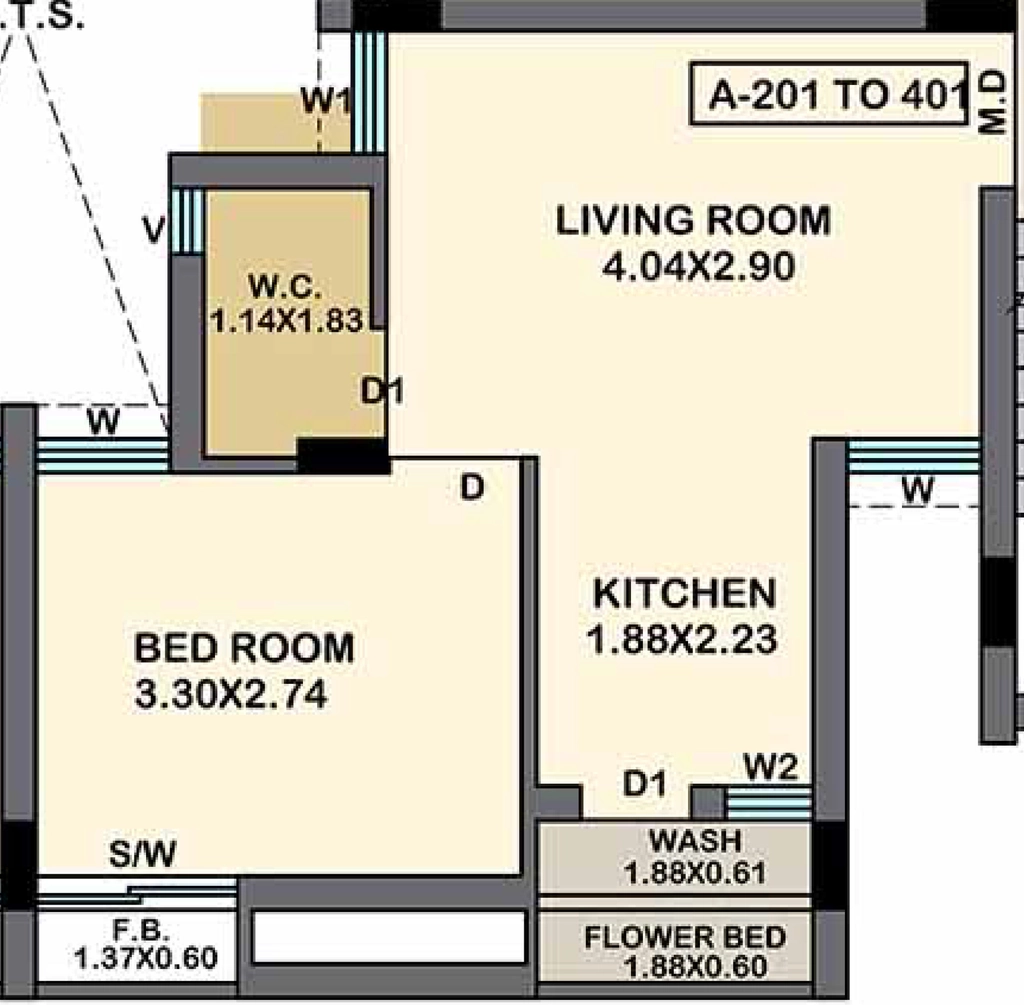 1 BHK Flat in Jignesh Ratnam Flora in Ghanteshwer, Rajkot - Image 927798