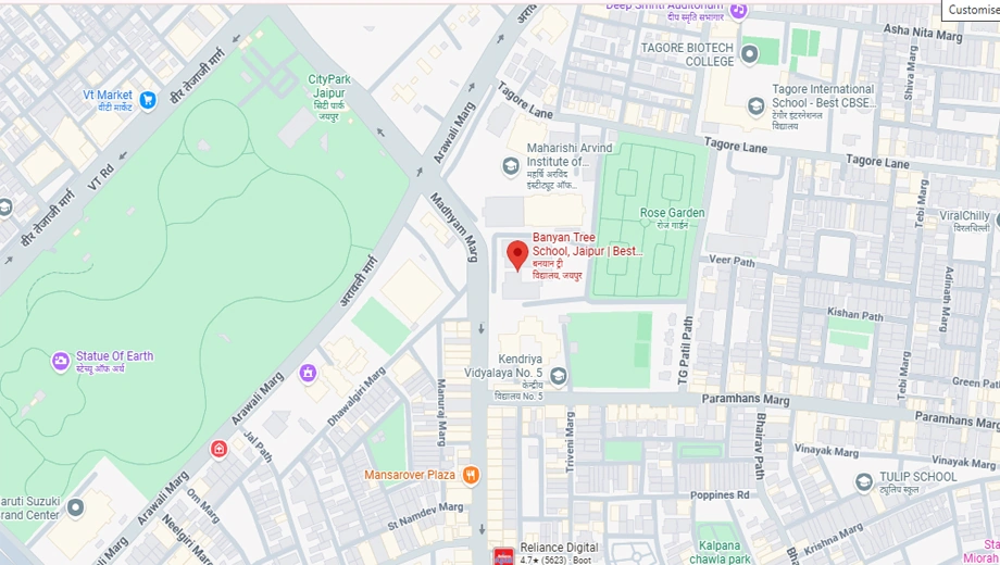 Location of Balaji Vihar Villas in Mansarovar, Jaipur - Image 426941