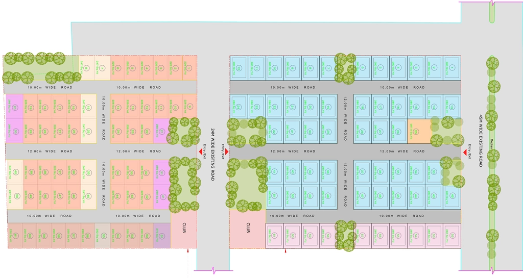 Master Plan of Vertex Calista in Tukkuguda, Hyderabad - Image 427110