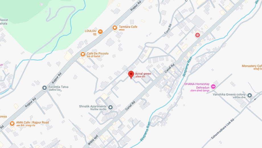 Location of Aviral Greens in Rajpur Road, Dehradun - Image 427017
