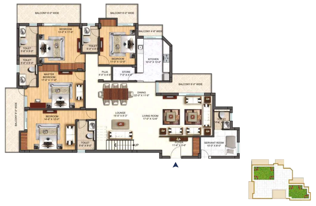 4 BHK Penthouse in Best Oriana in Mussoorie Road, Dehradun - Image 927868