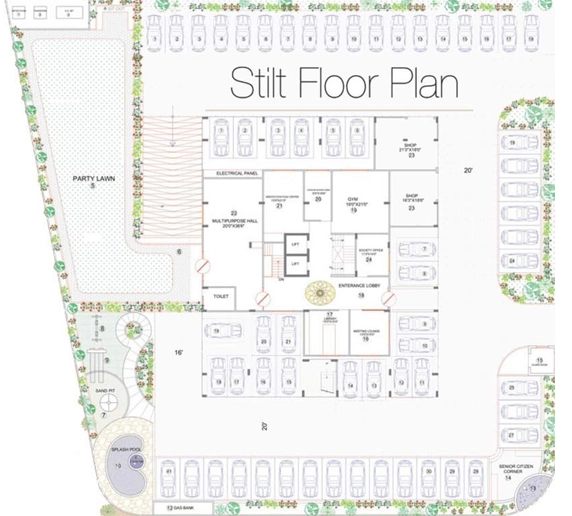 Master Plan of Pinkcity The Orient Residency in Dholai, Jaipur - Image 426964