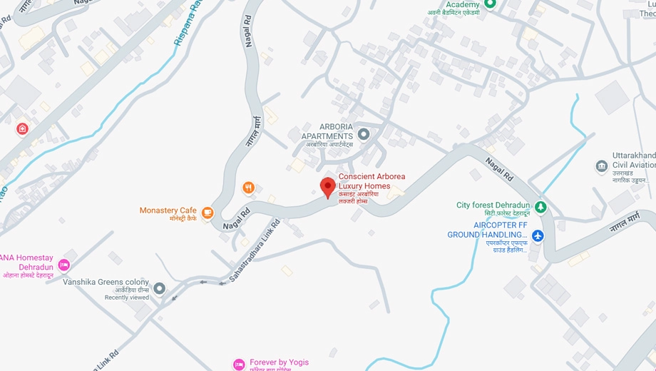 Location of Conscient Arborea in Sahastradhara Road, Dehradun - Image 427066