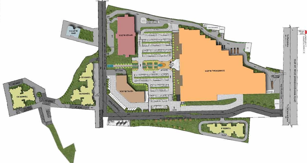 Master Plan of Unitech The Residences in Sahastradhara Road, Dehradun - Image 427098