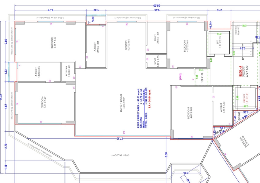 4 BHK Flat in Mantra River Wind in Sarthana Jakat Naka, Surat - Image 927901
