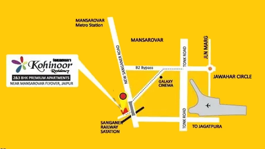 Location of Shree Shakambhari Kohinoor Residency - Image 426970
