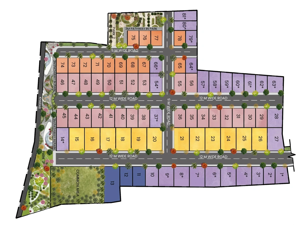 Master Plan of SSE Pinakini Life Spaces Phase 1 in Shettigere, Bangalore - Image 426982