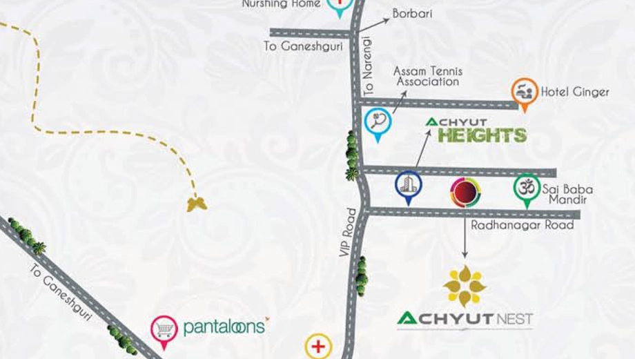 Location of Achyut Nest - Image 427011