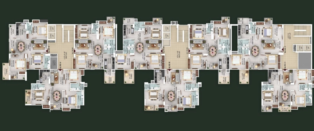 Floor Plan of Eaststone SHB in Dhirenpara, Guwahati - Image 427137