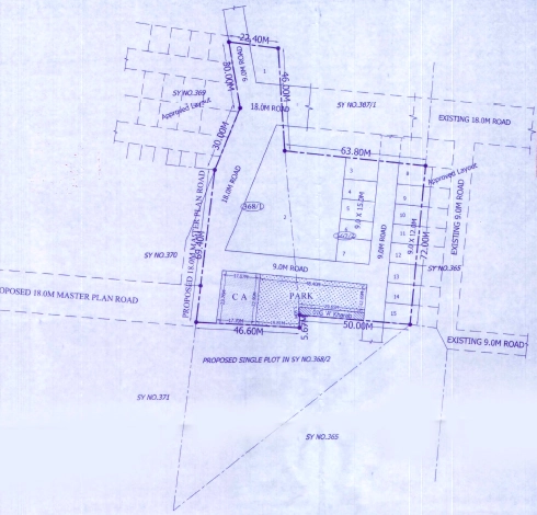 Master Plan of Aradhya Benchmark Aradhya in Yelwala, Mysore - Image 427315