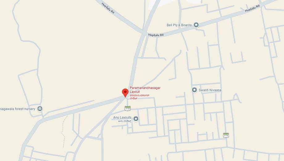 Location of ESS Paramanandhasagara Layout Phase 2 in Yelwala, Mysore - Image 427280