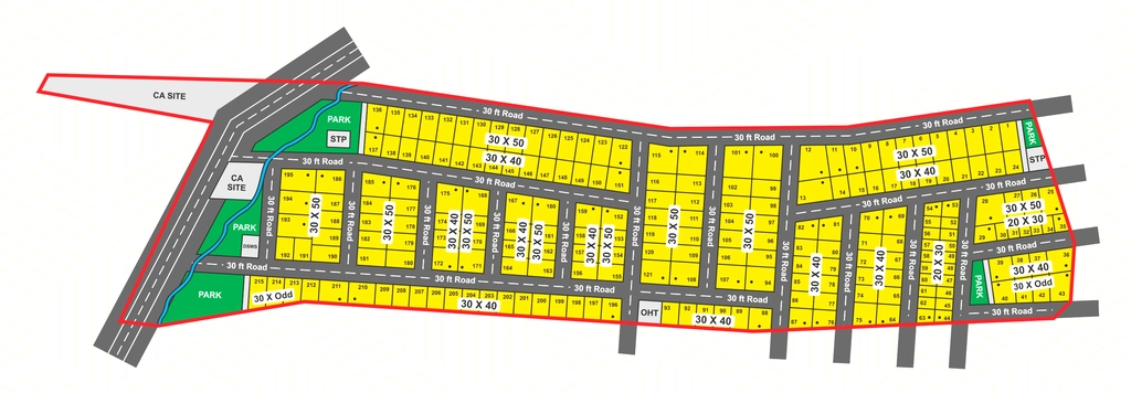 Master Plan of GSS Herbal Paradise in Yelwala, Mysore - Image 427355