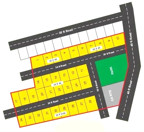 Master Plan of GSS Herbal Pearls in Bannur Road, Mysore - Image 427382