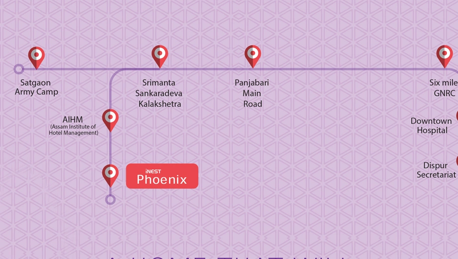 Location of Inest Phoenix in Bagharbari, Guwahati - Image 427227