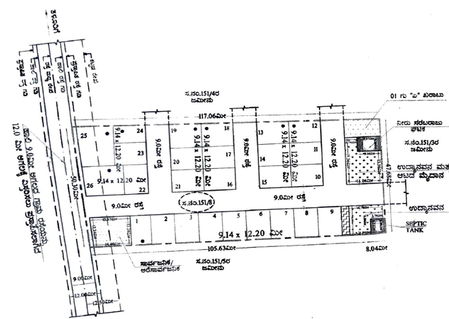Master Plan of Innoventure Evernest Layout in Thaluru, Mysore - Image 427461