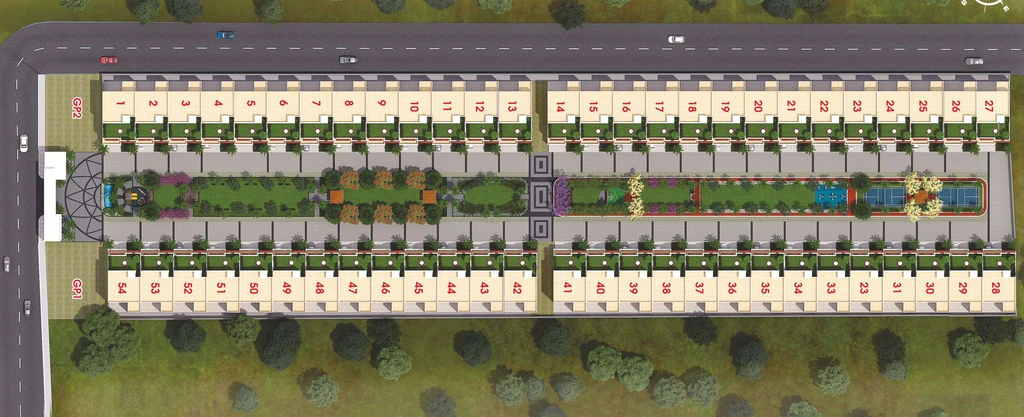 Master Plan of Chinmay Urbanac Garden in Gomti Nagar Extension, Lucknow - Image 427325