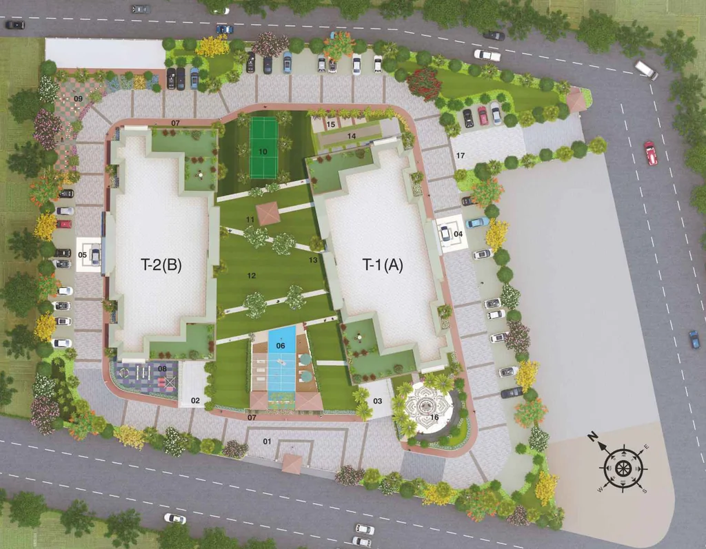 Master Plan of Chinmay Urbanac Sky Mansion in null, Lucknow - Image 427368